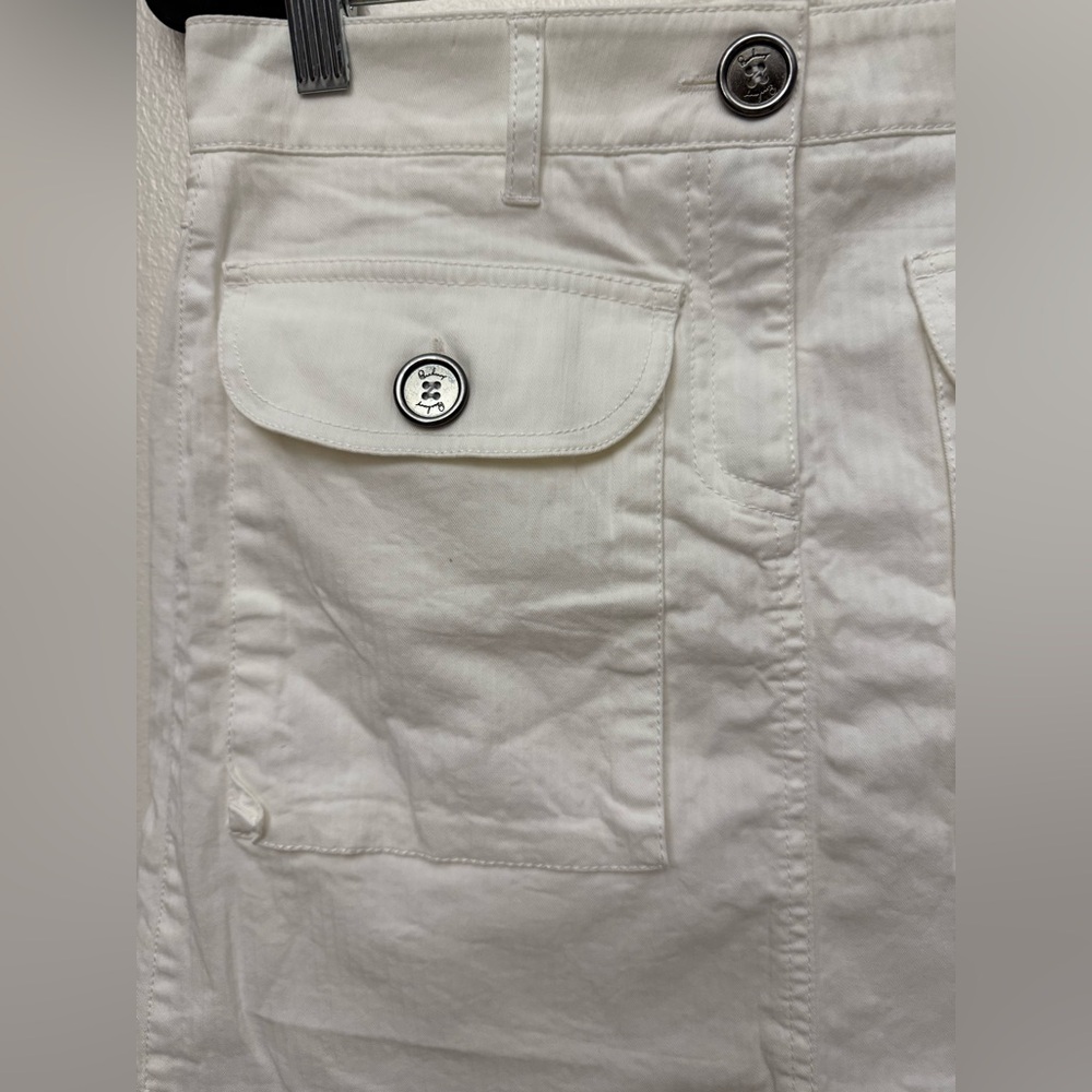 Burberry White‎ Mini Skirt Women’s Size 6 - Picture 5 of 8